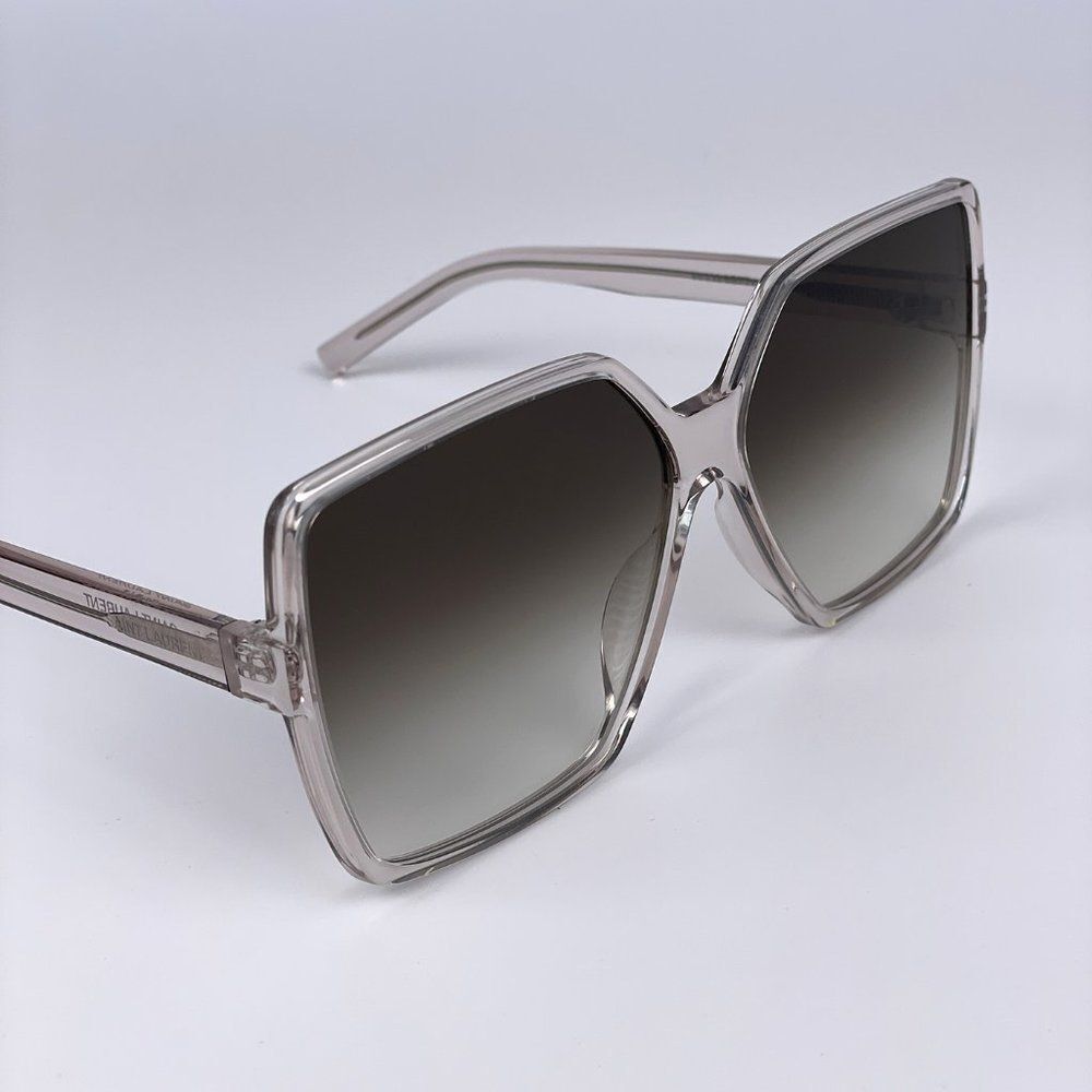 NEW Saint Laurent SL232 BETTY 005 Nude Beige Gradient Sunglasses - Picture 7 of 15